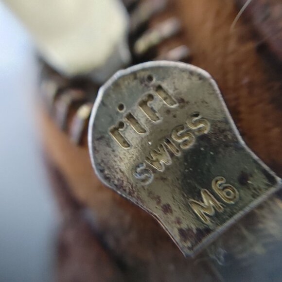 MCM  Crossbody Bag Patricia Cognac Leather Vintage Gold Hardware Parts Project - Picture 3 of 16